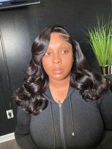 Frontal Straight + Bodywave Wig ( Ready To Ship Or Pick Up )